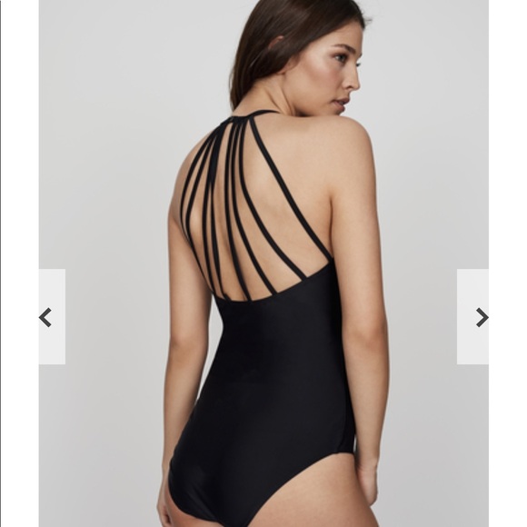Plus Size Black One Piece Swimsuit - Picture 2 of 7